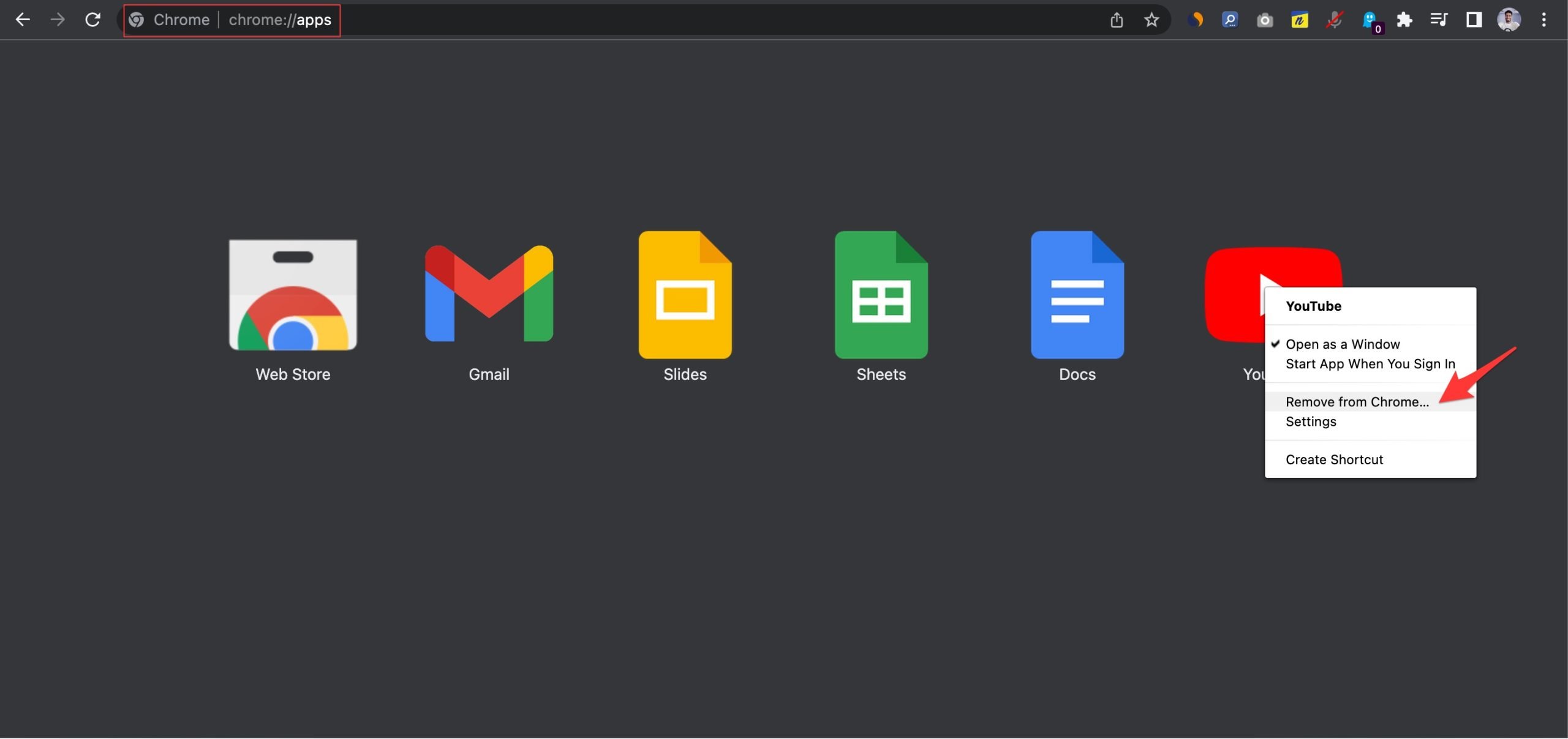 How to Download YouTube App on MacBook? 4 Remove YouTube from Chrome