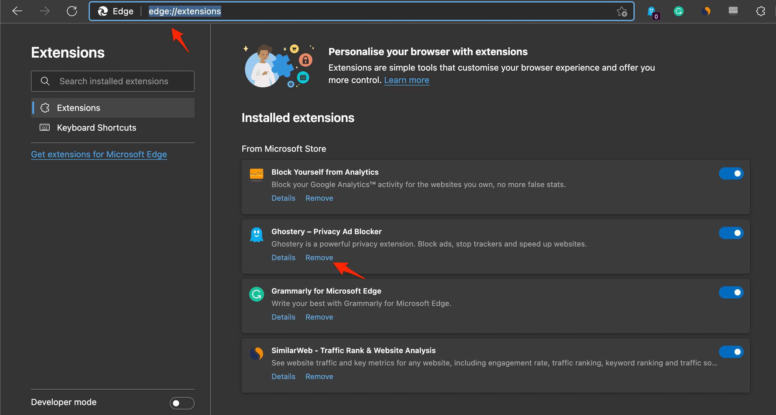Bing Not Working on Edge Browser: Here's How to Fix it! 8 Remove edge extensions