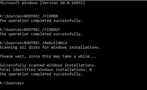 Fix Winload.efi is Missing or Contains Errors in Windows PC 8 Repair using Bootrec and Bcdedit