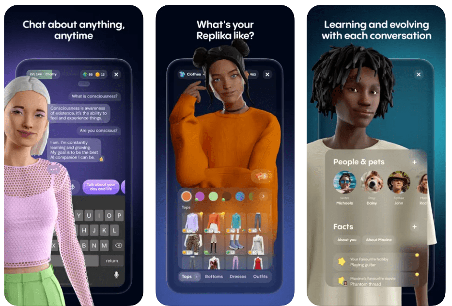 10 Best Free AI apps for iPhone 7 Replika