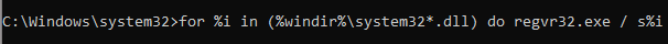 Reregister DLL Files - 2