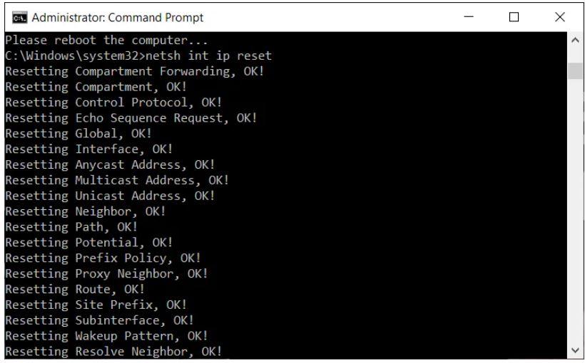 Fix “err_tunnel_connection_failed” in Chrome 7 Reset Network Setting