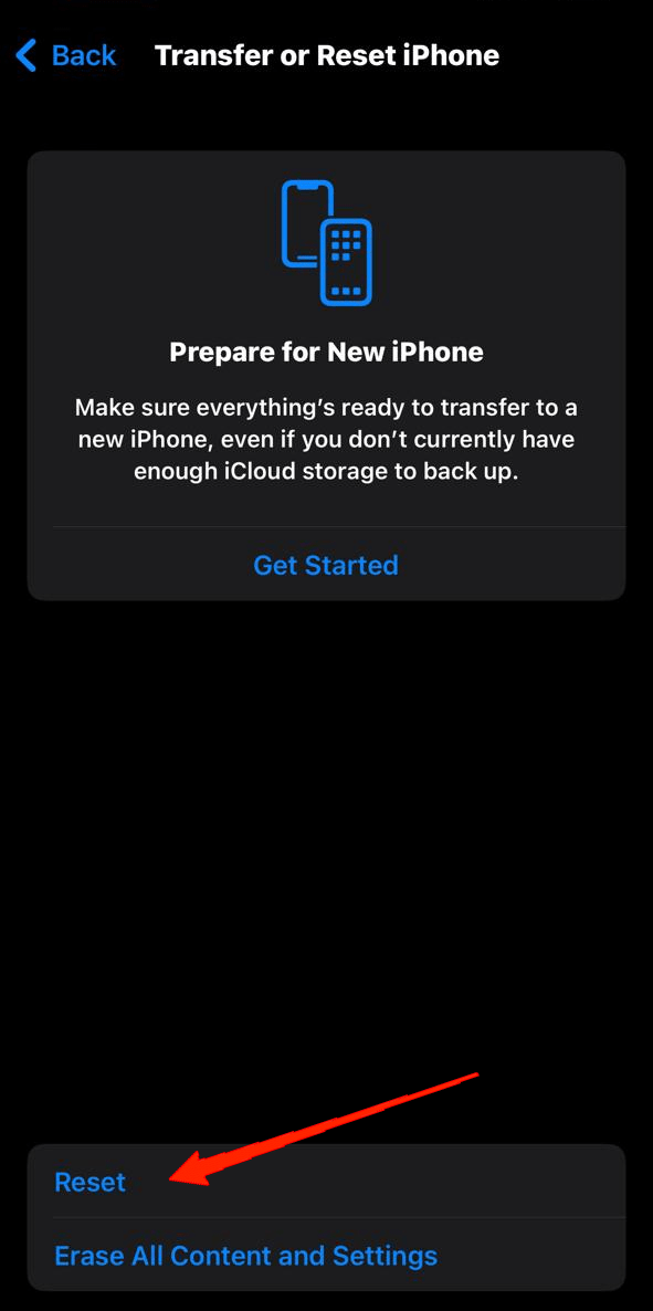 How to Fix Cellular Data Not Working on iPhone in iOS 17? 7 tap on Reset and select Reset Network Settings.