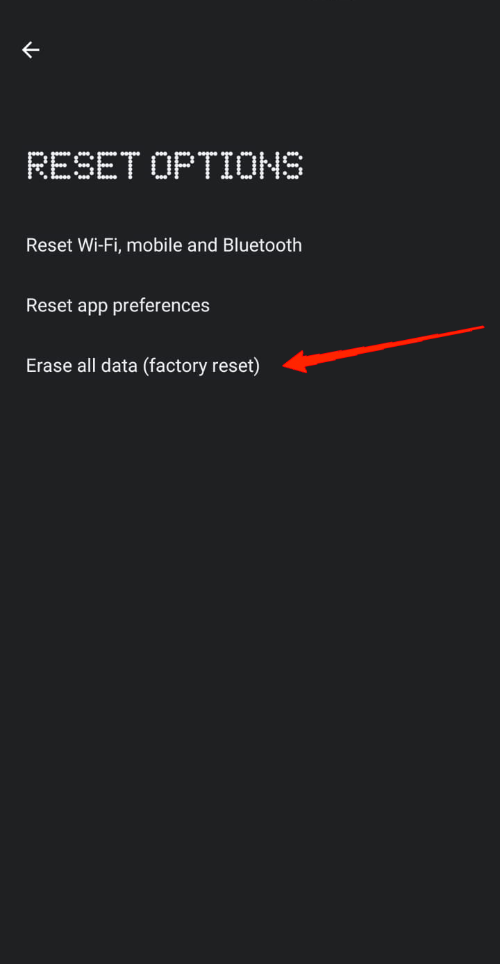 How to Fix Pixel 8 Pro Incoming Calls Going to Voicemail Without Ringing 26 Erase all data (Factory Reset)