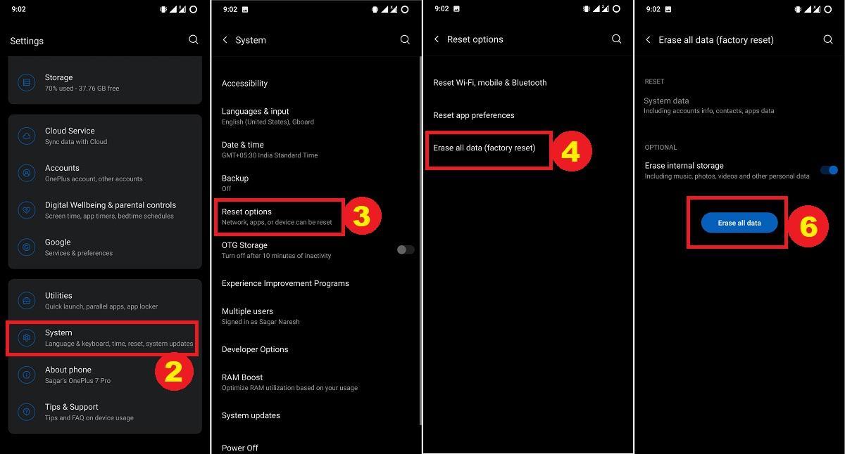 OnePlus Phone Automatically Restarts Fix 5 Reset OnePlus