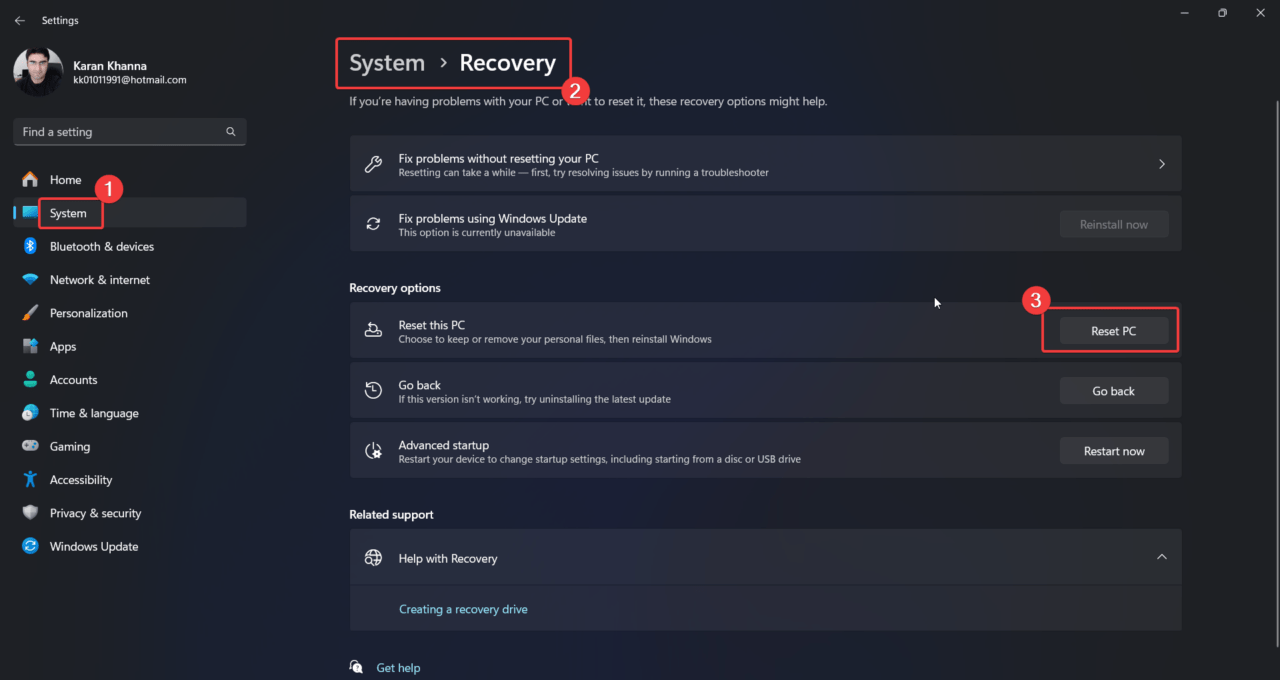 HID Compliant Touch Screen Driver is Missing and No Longer Available in Device Manager 19 Reset PC