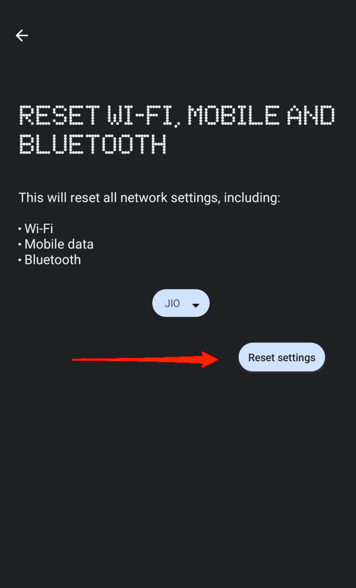 How to Fix Pixel 8 Pro Incoming Calls Going to Voicemail Without Ringing 21 click on the Reset Settings butto