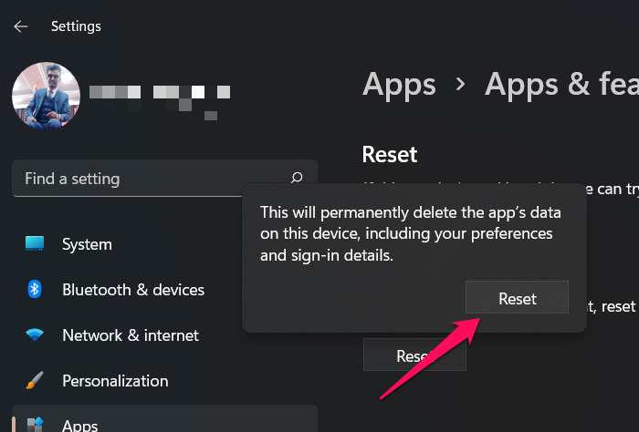 How to Fix Dolby Atmos Not Working in Windows 11? 4 Reset Dolby Access