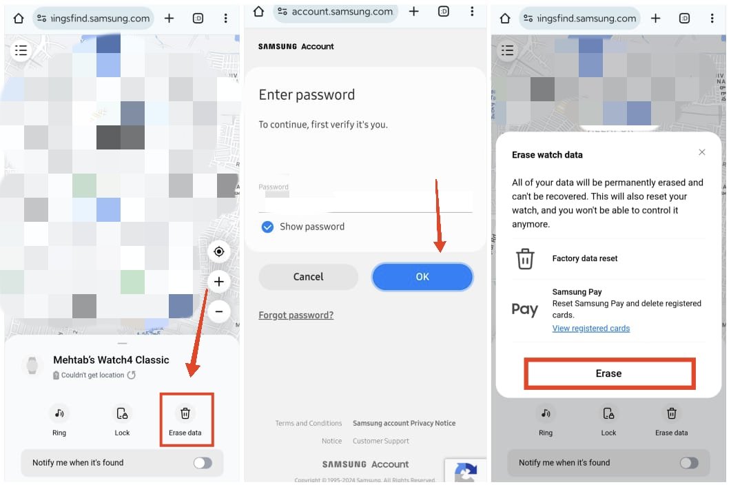 What to do if you Forgot Galaxy Watch Password? 3 Reset your Galaxy watch using SmartThings