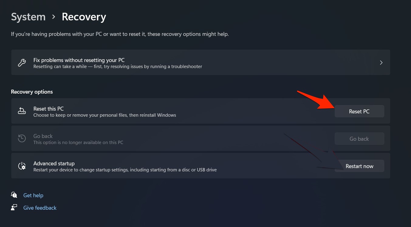 Fix: Cannot Connect iPhone Hotspot with Windows 11 WiFi 21 Reset_PC_Windows_11
