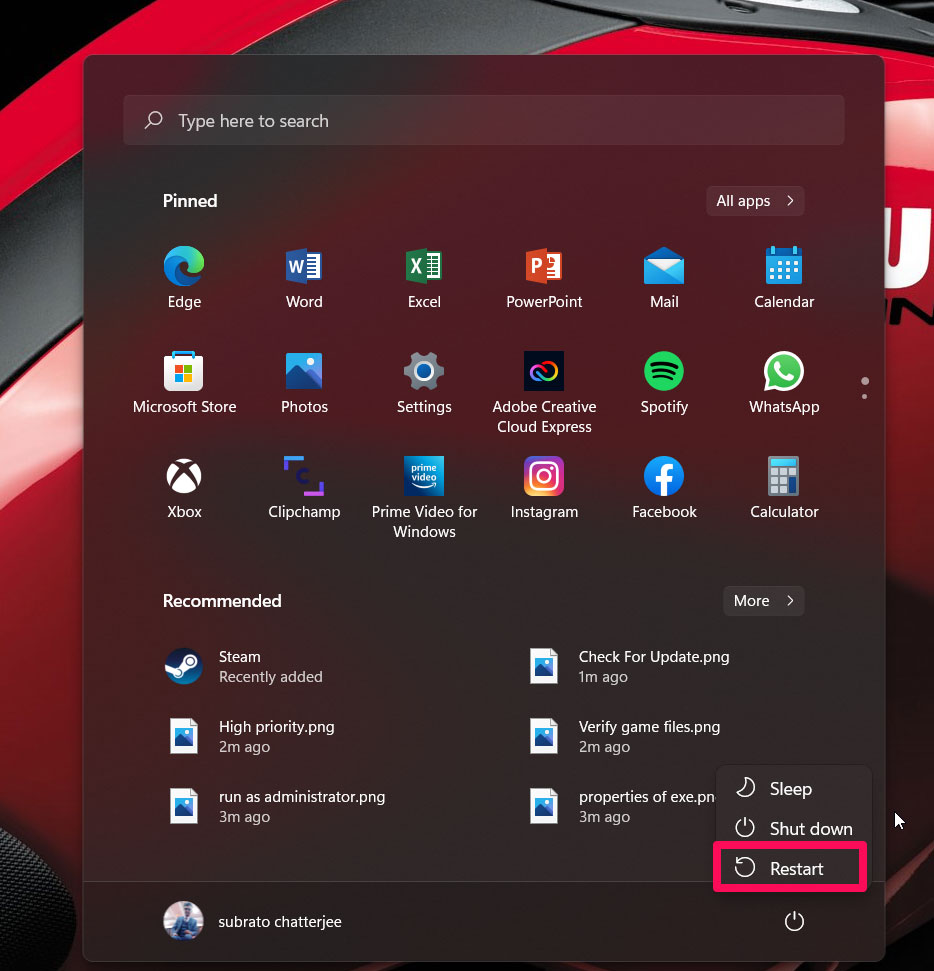 How to Fix Unable to Access Windows Security? 2 Restart Your PC