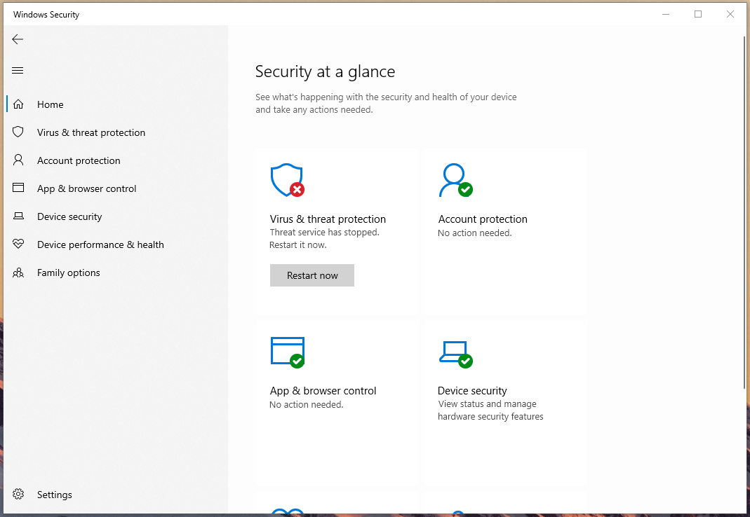 How to Fix Windows Error Code 0x6D9? 12 Restart Windows Security