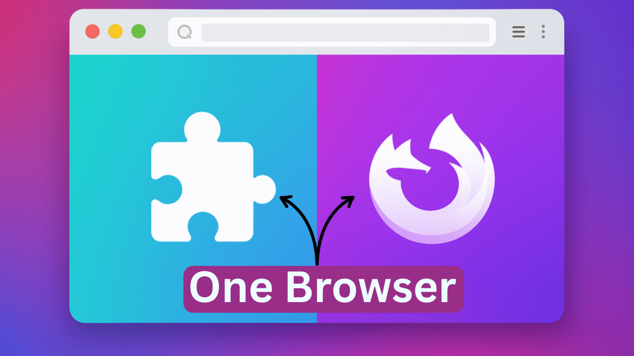 Install Both Chrome & Firefox Extensions in One Browser — I Found the Solution 1 Run Chrome+Firefox Extension in One Browser