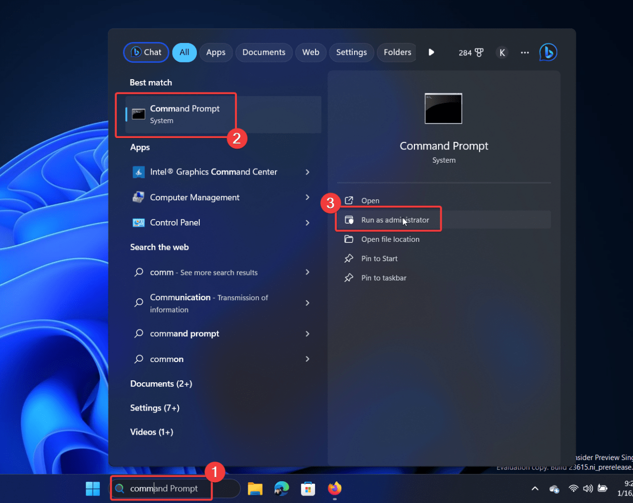 How to Fix FAT FILE SYSTEM (fastfat.sys) BSOD on Windows 2 Run Command Prompt as administrator