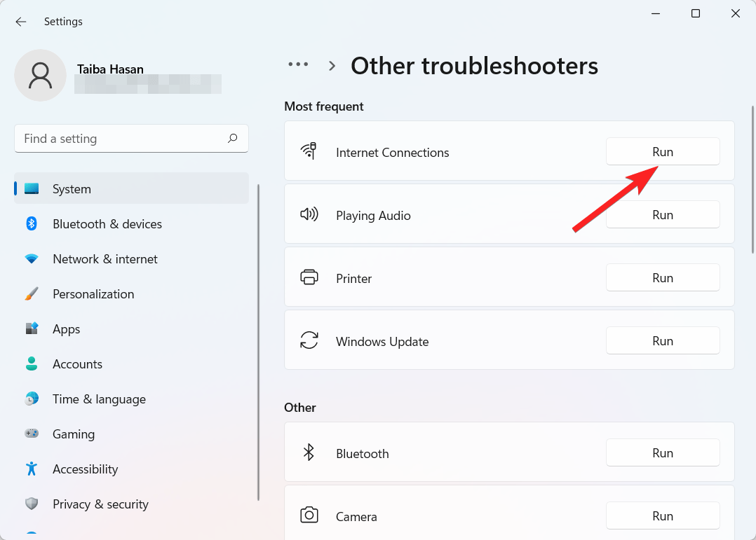 How to Fix Missing Cellular Option in Windows 11? 9 Run Internet Connections troubleshooter