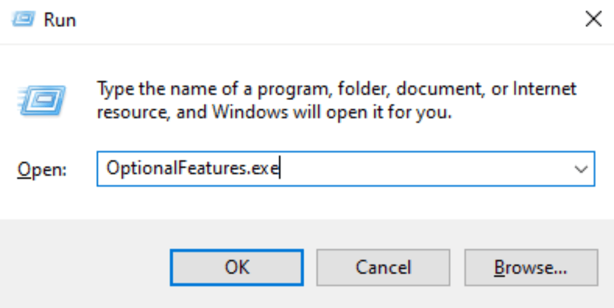 How to Install and Enable Hyper-V on Windows 11? 9 Run OptionalFeatures