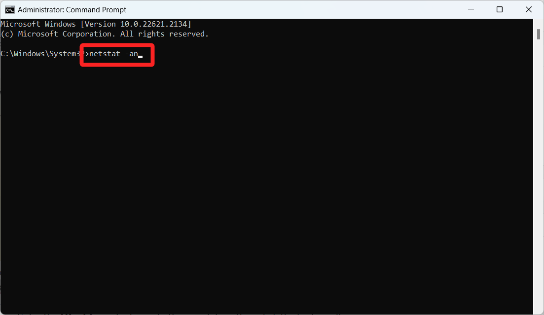 Instagram IP Address Locator: IP Lookup and Location Tracker 3 Run netstat command