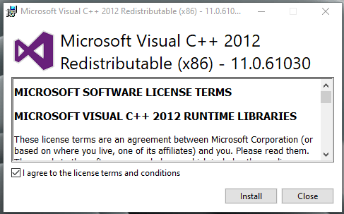 Fix - The Application Was Unable To Start Correctly (0xc0000142) 16 Run the Visual C++ 2012 Redistributable Package as administrator and install it