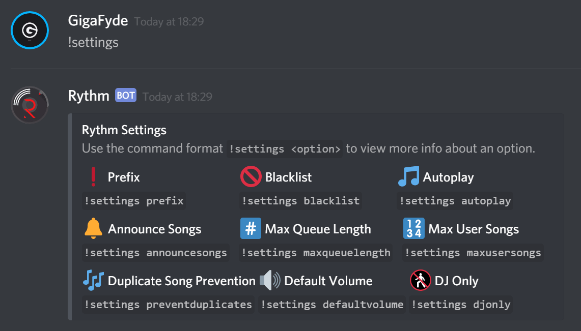 Top Best Discord Music Bots 2 Rythm