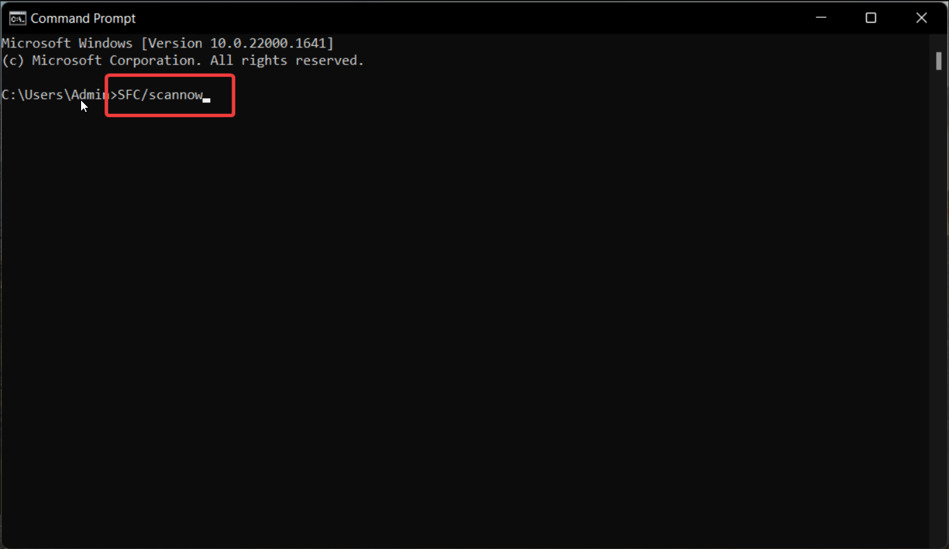 How to Fix Dynamic Lock Not Working in Windows 11 9 Run the SFC scan