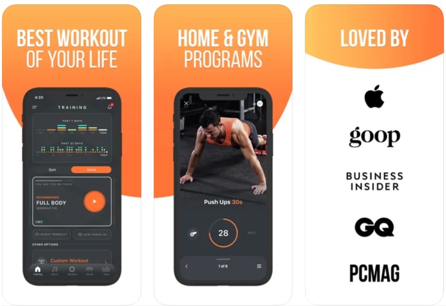 Top Best Exercise Apps for iPhone 7 SHRED