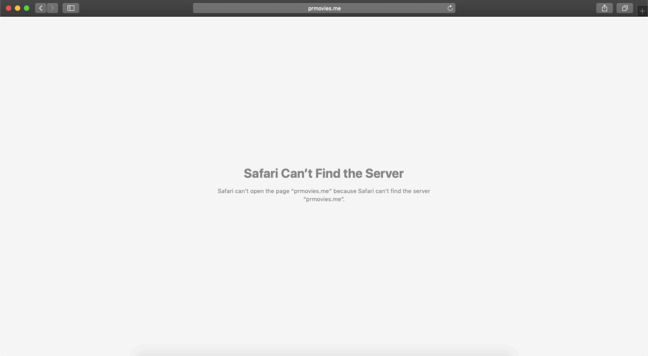 Fix "Safari Can't Find the Server" Error on Mac 1 Safari Can't Find the Server Error Macbook