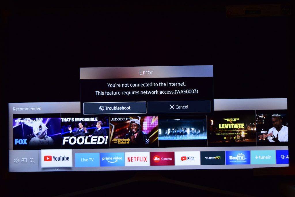 Samsung Smart TV Settings: 10+ Super Easy Set Up Guide and Video Demos 3 Samsung Smart TV - You are not connected to Internet