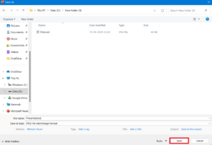 How to Extract Images from a PowerPoint Presentation 9 Click Save Button