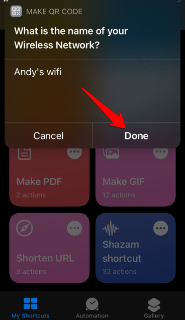 Best Useful Siri iOS Shortcuts to Boost Mobile Experience 7 Save Name of QR Code