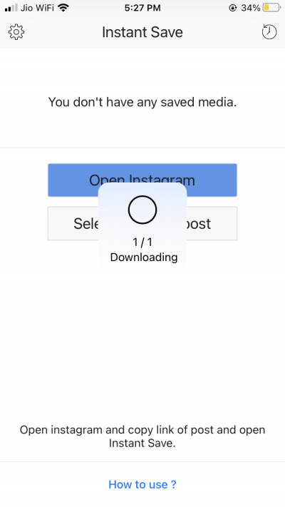 Instagram Video Downloader for iPhone 9 Save Video