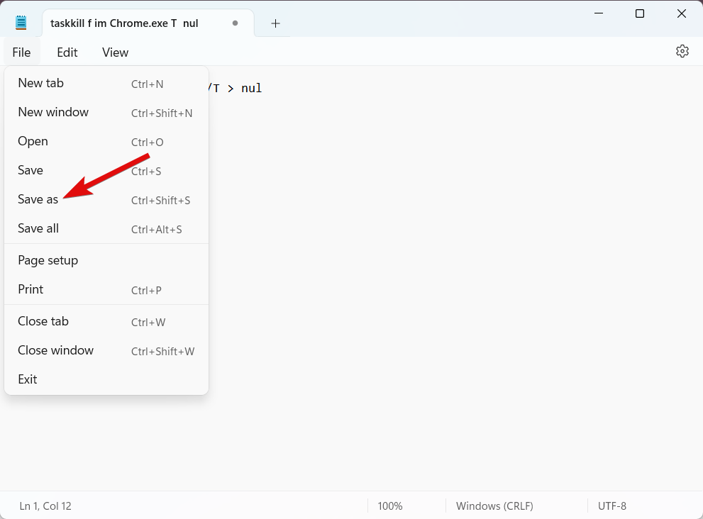 How to Close All Apps Once in Windows 11? 10 Save as bat file