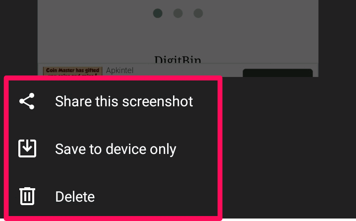 How to Take Full Page Screenshots in Chrome on Android 10 Save the captured screenshot