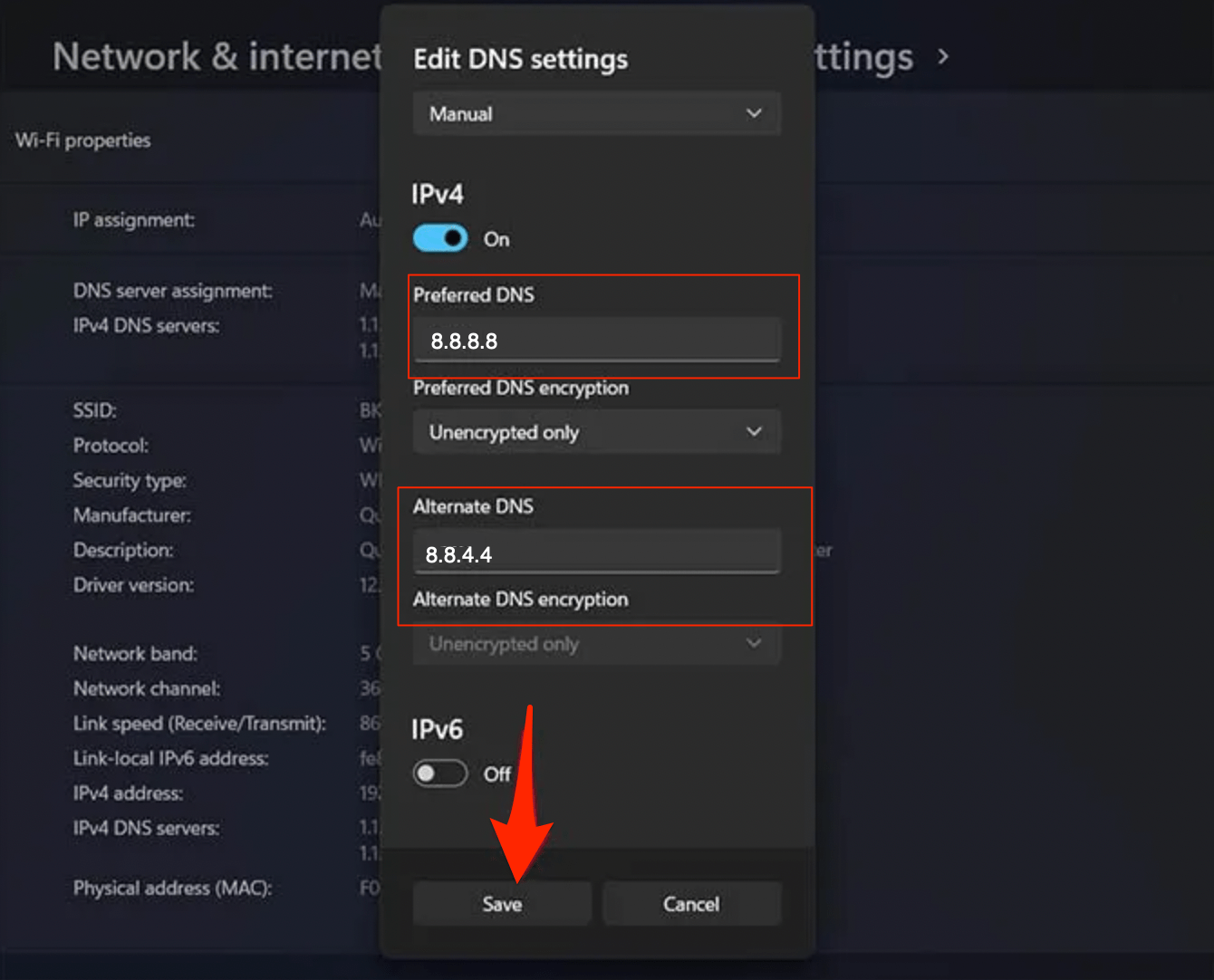 How to Fix Facebook Not Opening on Chrome Browser? 9 Save_DNS_Records