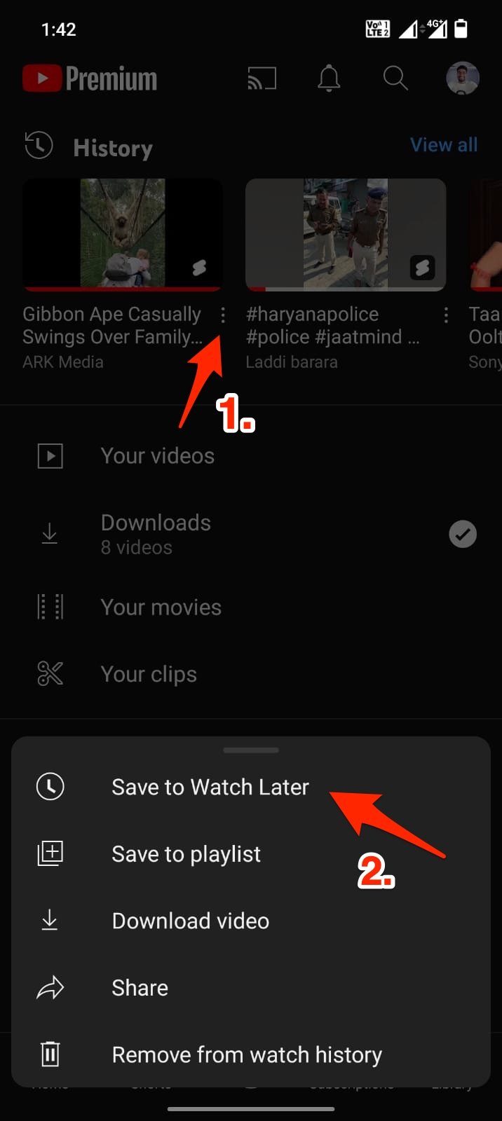 How to Fast Forward or Rewind Youtube Shorts? 5 Save_to_Watch_later