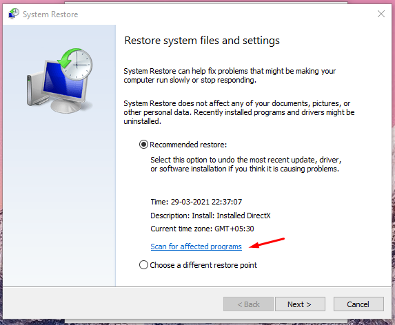 How to Fix Windows Error Code 0x6D9? 16 Scan for affected programs