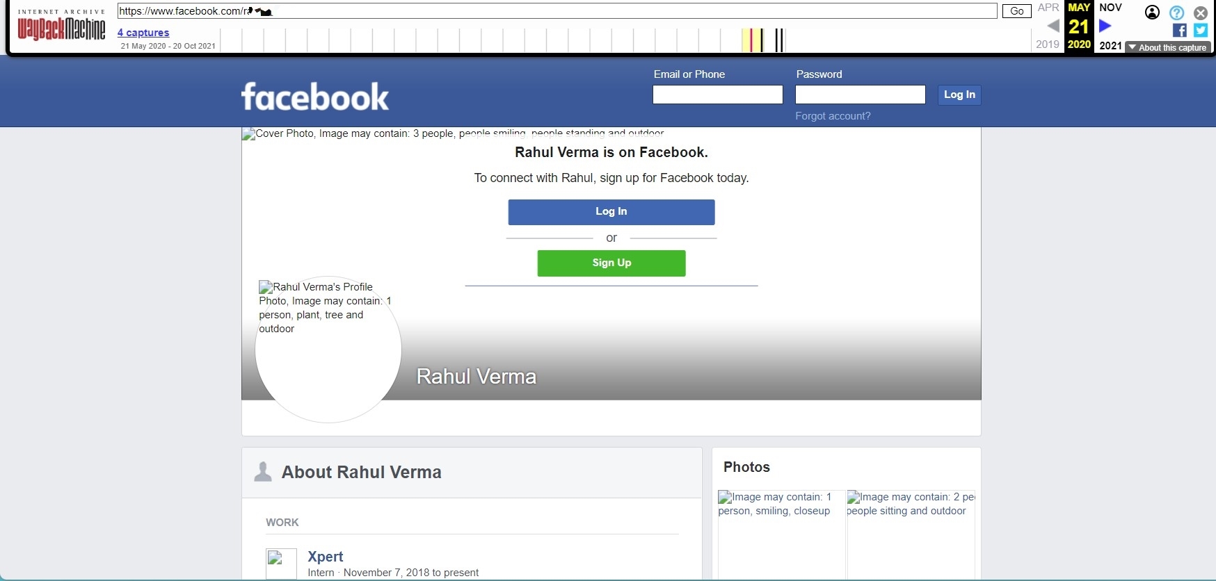 How to Use Wayback Machine to Find Facebook Page? 3 past profile facebook in wayback machine