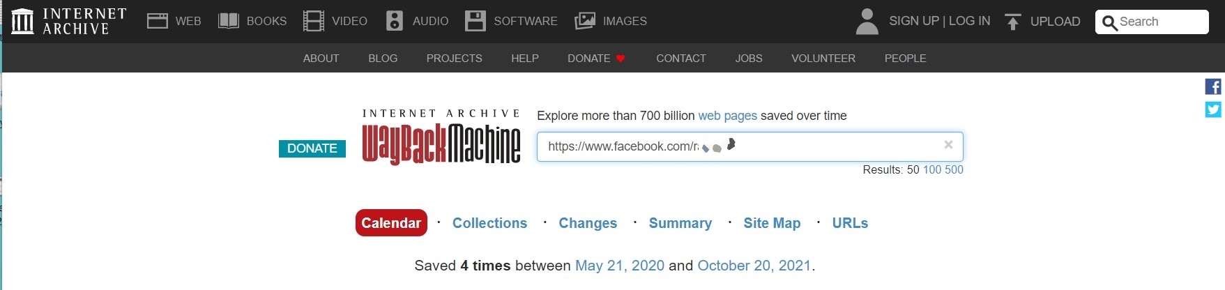 How to Use Wayback Machine to Find Facebook Page? 2 wayback machine facebook profile