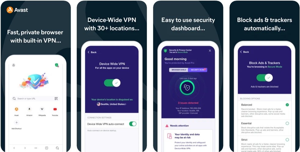 Best 5 Privacy Browsers for iOS 5 Avast