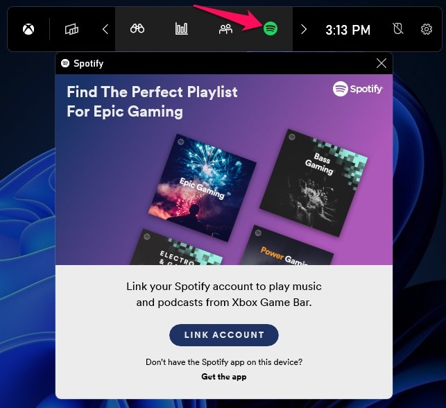 Spotify option