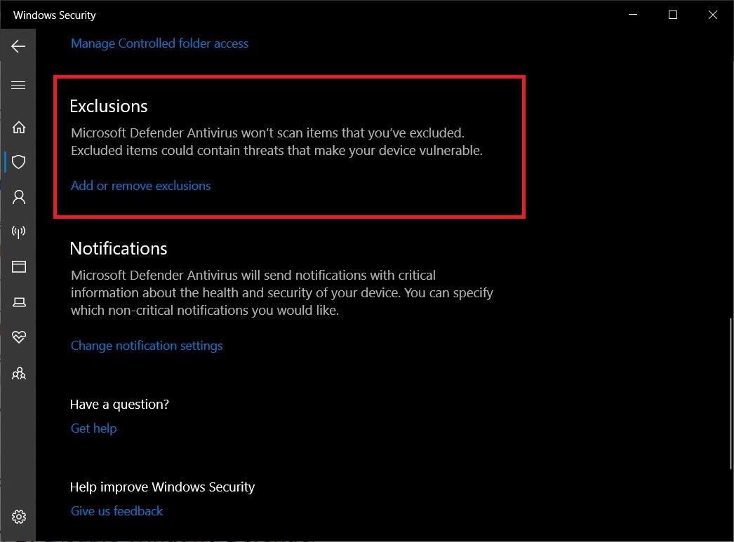 How to Stop 'Antimalware Service Executable' High Usage? 7 Scroll down to the Exclusions