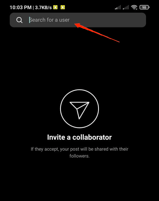 How to do a Joint Post on Instagram? 8 Search for the user you want to invite and simply add them