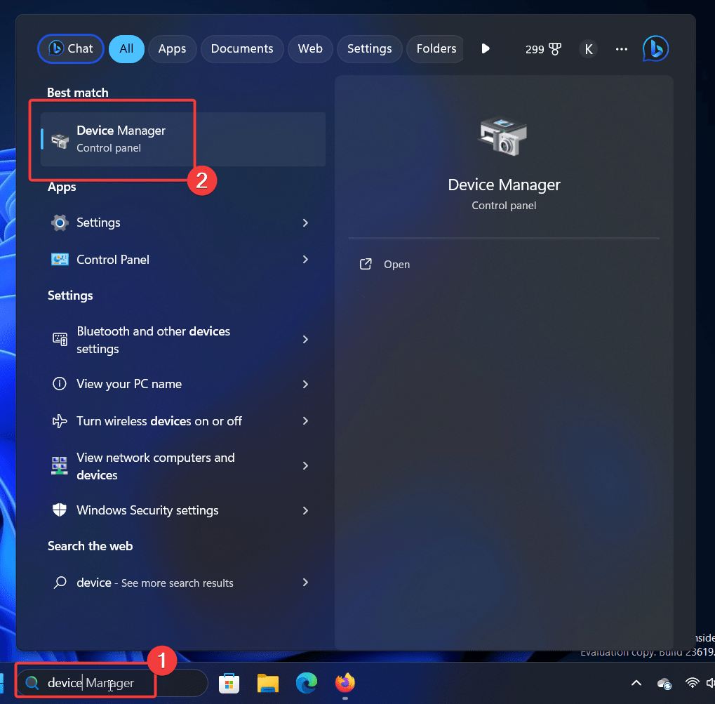 Fix 0x0000003B (SYSTEM SERVICE EXCEPTION) BSOD in Windows 6 Search for Device Manager