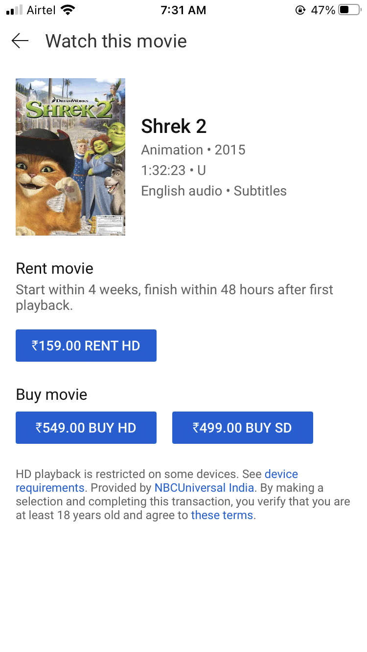 Movie Downloader for iPhone and iPad 9 Search for the movie which you wish to watch