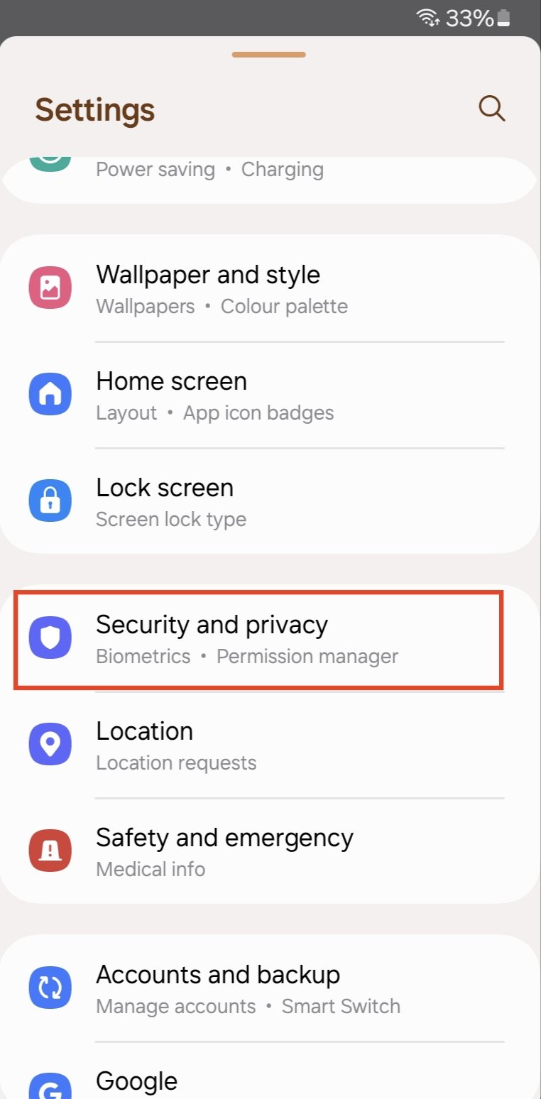 Security and privacy