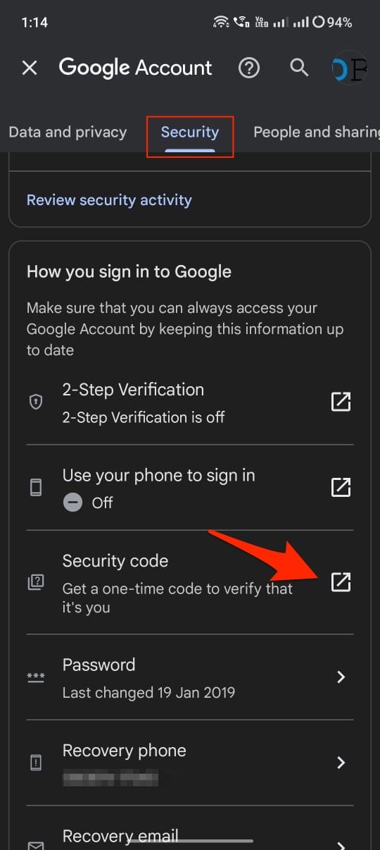 How to Recover Gmail Account Without Mobile Number or Recovery Email? 4 Security_Code_Google_Android