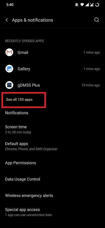 See All Apps