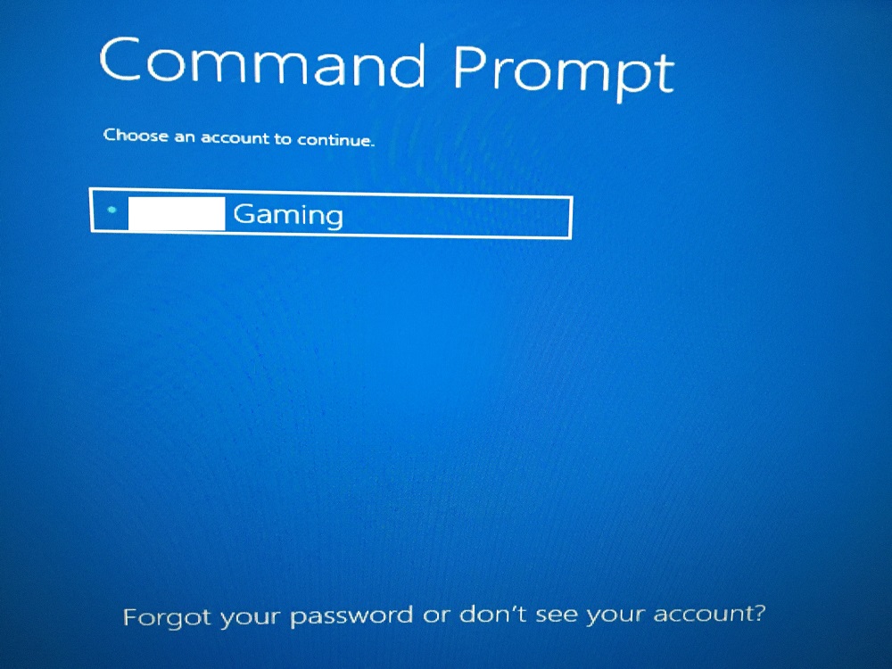 Select Account