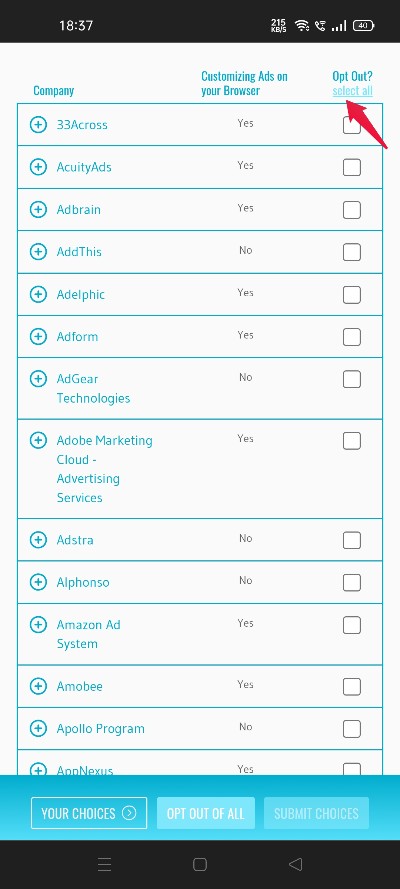 How to Block Ads on the YouTube App Android? 13 Select All