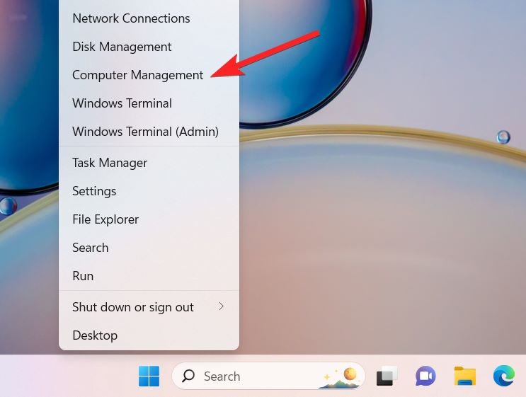 Select Computer Management