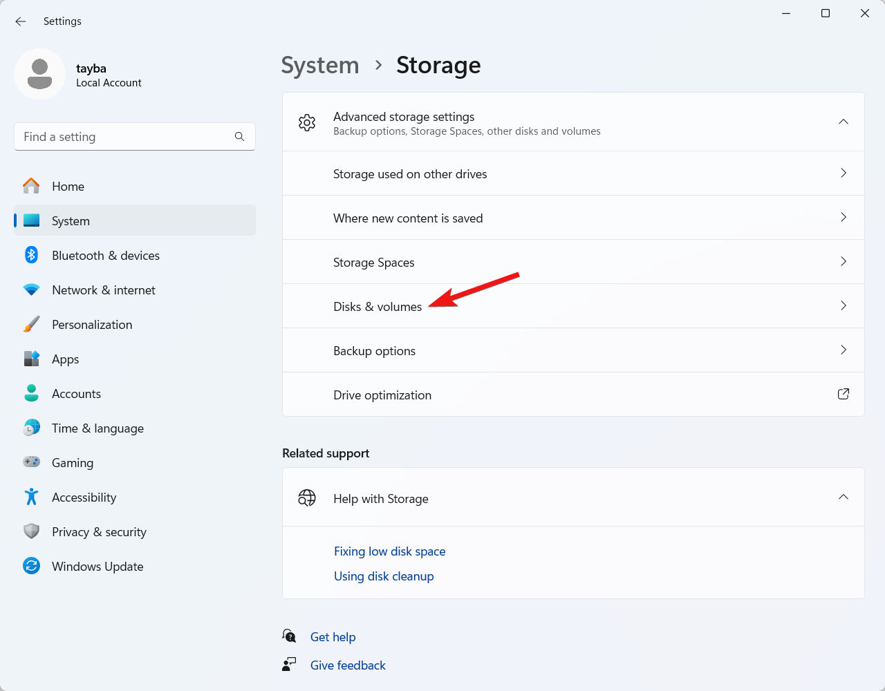How to Check Hard Drive Health on Windows 11 9 Select Disk & Volumes